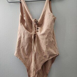 TOPSHOP LACE UP BODYSUIT